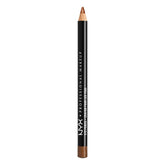 NYX Slim Eye Pencil Bronze Scintillant: prise de vue rapprochée, regard défini.
