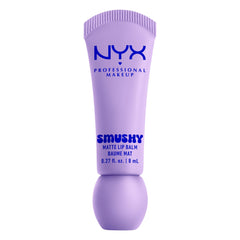 NYX Smushy Matte Lip Balm en action, application douce et confortable sur les lèvres.