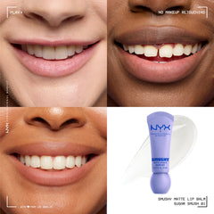 Échantillon de teinte du Smushy Matte Lip Balm sur peau, couleur uniforme.