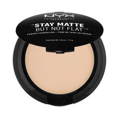 NYX Stay Matte poudre-visage : fini mat durable et couvrance légère.