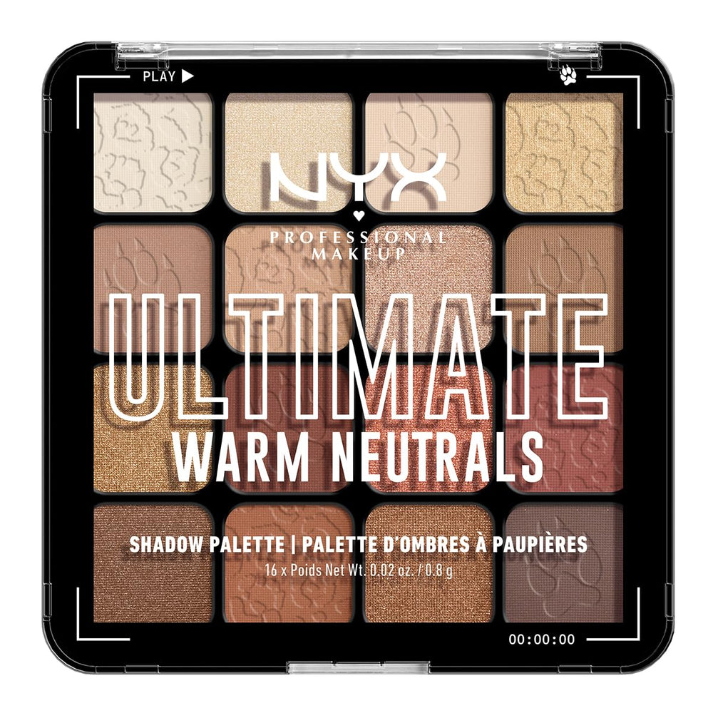 NYX PROFESSIONAL MAKEUP Ultimate Shadow Palette ombres chaudes pour un regard intense