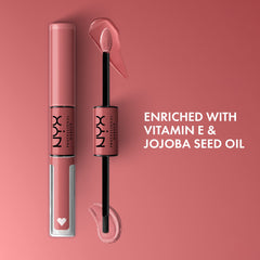 NYX Shine Loud couche-reflet: brillant miroir durable.