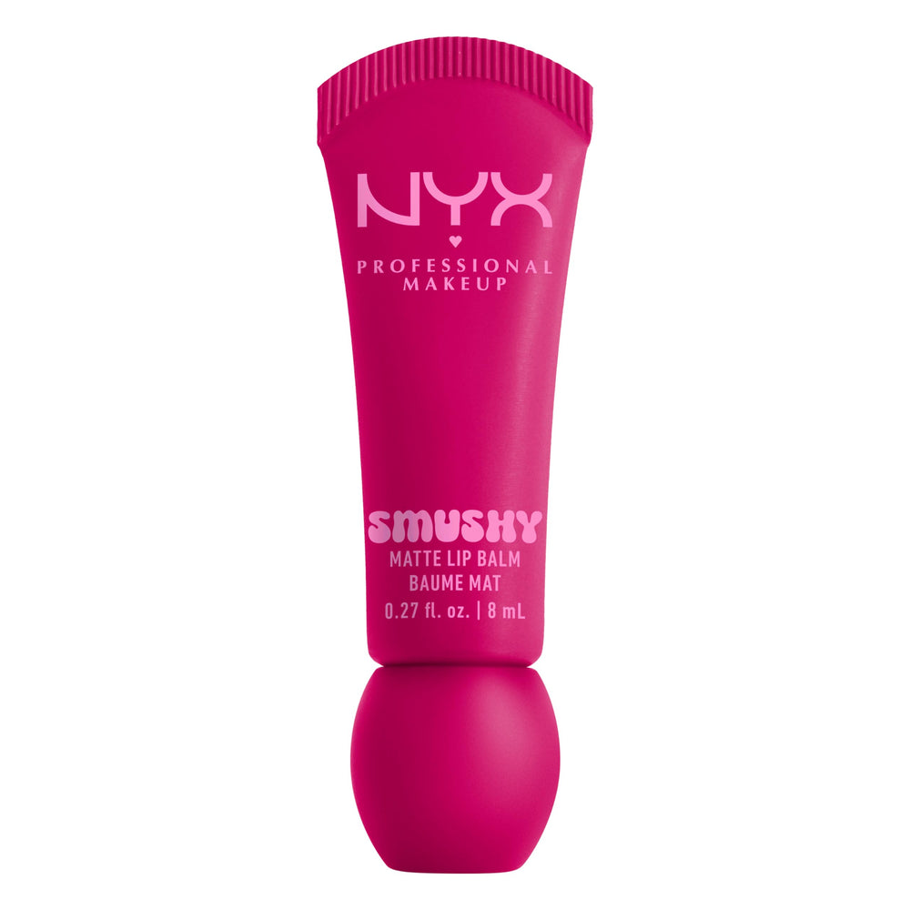 NYX Smushy Matte Lip Balm en aperçu fuchsia pour lèvres douces et colorées