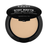 NYX Stay Matte poudre-visage avec pinceau pour une couverture légère et naturelle