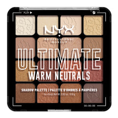 Palette Ombres Ultimes NYX, 16 ombres riches pour des regards intenses.