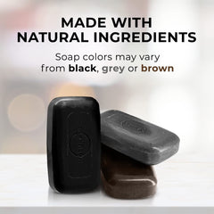 O Naturals emballage savon Afrique noire, présentation premium et pratique.