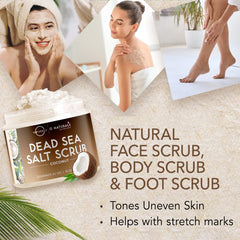O Naturals huile coco pour le massage corporel, hydratation nourrissante.