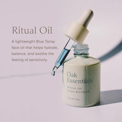 Goutte Oak Essentials Ritual Oil prête à une application précise.