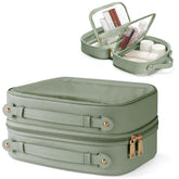Sac cosmétique transparent Double couche Oaque, vue d’ensemble pour voyager