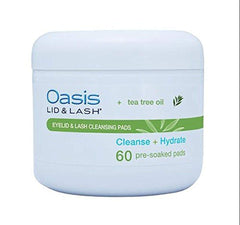 Pad Oasis LID & LASH pour nettoyage doux des yeux et cils, routine quotidienne