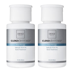 Obagi CLENZIderm M.D. Pore Therapy Tonique - bouteille montrant le soin exfoliant BHA pour pores nets.