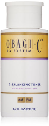 Obagi Medical C-Balancing Toner – bouteille élégante pour peau équilibrée et purifiée.