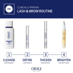Obagi Nu-Cil : application douce montrant une pose soignée du sérum.