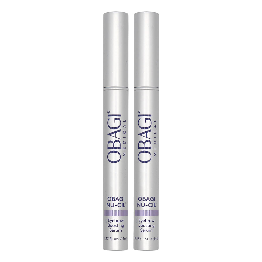 Nu-Cil d'Obagi appliqué sur les sourcils pour favoriser la densité.
