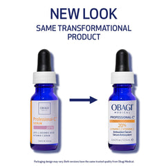 Flacon avec pompe du sérum Obagi Professional-C 20% pour une application précise