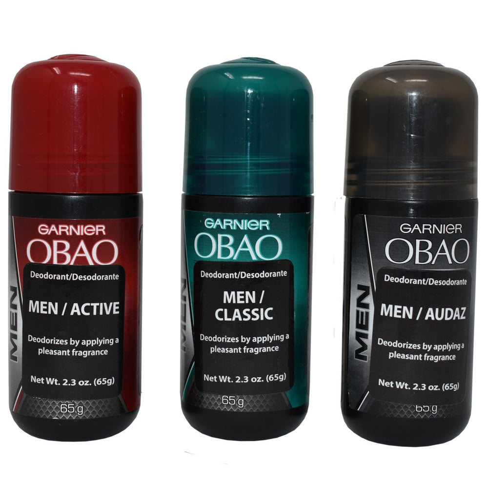 OBAO déodorant pour homme – bouteille et fraîcheur durable.