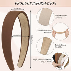 Bandeaux obeoby noir sur cheveux, ajuste sans serrer, usage quotidien