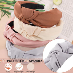 obeoby bandeau noué brun, confort léger et ajustement sûr