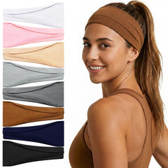 obeoby bandes sport wide, ensemble de 8 couleurs pour assortir vos tenues sportives et rester concentré