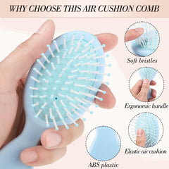 Brosse compacte Obeoby idéale pour le voyage et le sac.