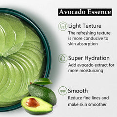Patchs yeux Avocat OBRADOYA ZOZU hydratants et apaisants