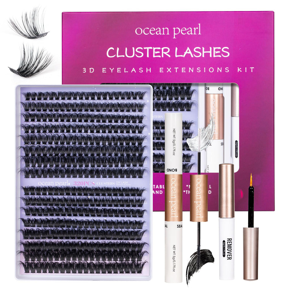 Ocean Pearl Clusters ensemble 320 cils en grappes pour densifier le regard