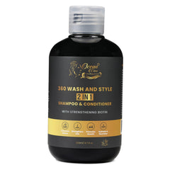 Ocean View Deep Waves Pomade: bouteille recto montrant le produit et l'étiquette