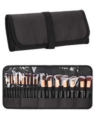 OCHEAL trousse pinceaux maquillage rouleau, rangement pratique pour voyage et domicile.