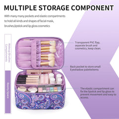 OCHEAL Trousse avec séparateurs Velcro flexibles facilitant l'organisation.