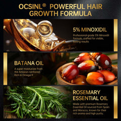 OCSINL Minoxidil emballage élégant, kit prêt à l’emploi.