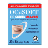OCuSOFT Lid Scrub Plus, lingettes pré-humidifiées pour nettoyer les paupières en douceur