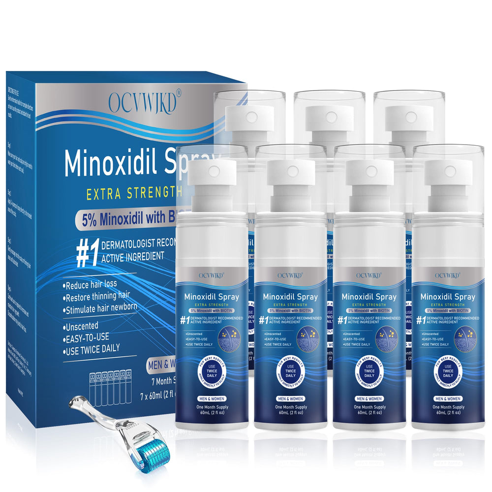 OCVWJKD Minoxidil, flacon – pulvérisation ciblée pour cheveux plus épais