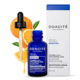 ODACITE sérum brillance bouteille: teint plus lumineux.