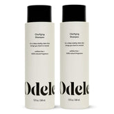 Odele shampooing clarifiant, duo en bouteilles, nettoyage en profondeur des résidus.