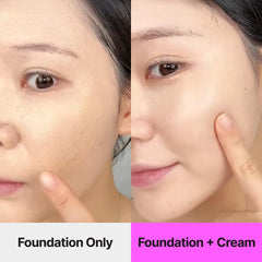Texture légère d'ODELOI Luftig révélant une sensation satinée sur la peau.