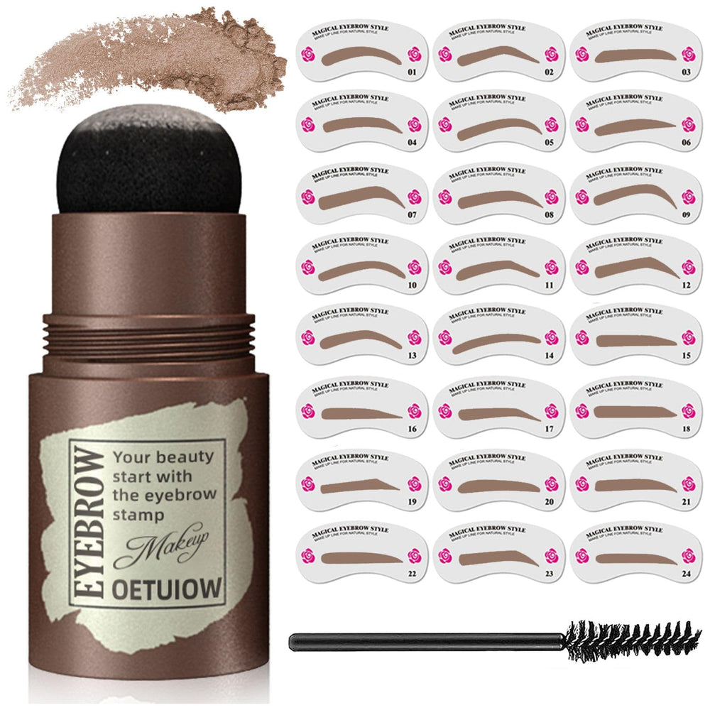 OETUIOW tampon sourcils brun clair pour une teinte naturelle et rapide