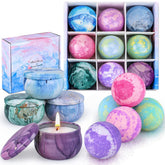 OFUN bombes de bain lavande pour relaxation et hydratation cutanée.