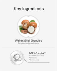 OGANACELL DERX Nettoyant – Pores nettoyés et peau plus lisse après utilisation.