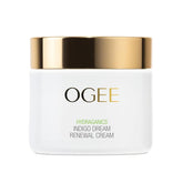 Ogee Indigo Dream Renewal Crème Visage – bouteille prête à hydrater durablement.