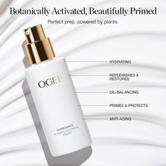 Application facile avec le primer Ogee sur peau propre.