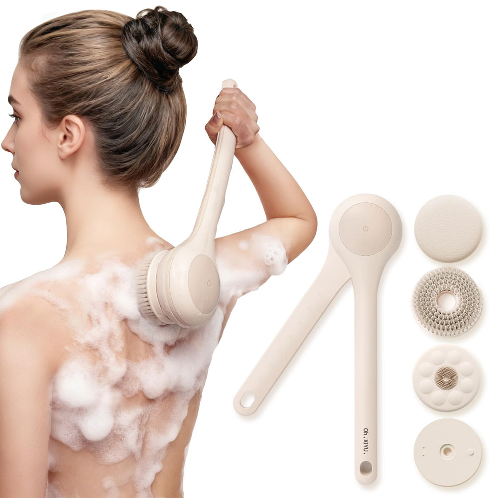Oh,XIYU brosse-dos-électrique pour un nettoyage facile du dos