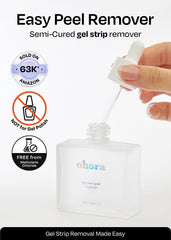 Ohhora Care Easy Peel Remover – application précise sans dégâts sur les ongles.