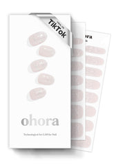 Ohora Bandes Gel Semi-Cuites N Dress Up motifs blancs, application rapide.