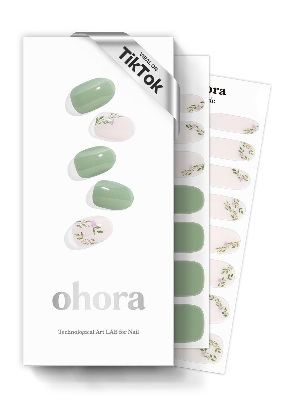Ohora N Spring Garden bande vert motif, aspect elegant et durable