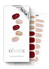 Ohora Rosewood – application rapide des bandes gel semi-cuits pour un look soigné