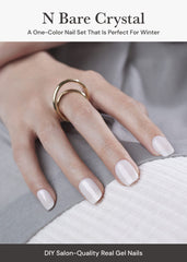 ohora N Bare Crystal – 30 stickers ongles faciles à utiliser