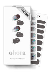 Ohora N Pottery ombré sombre, rendu salon à domicile.