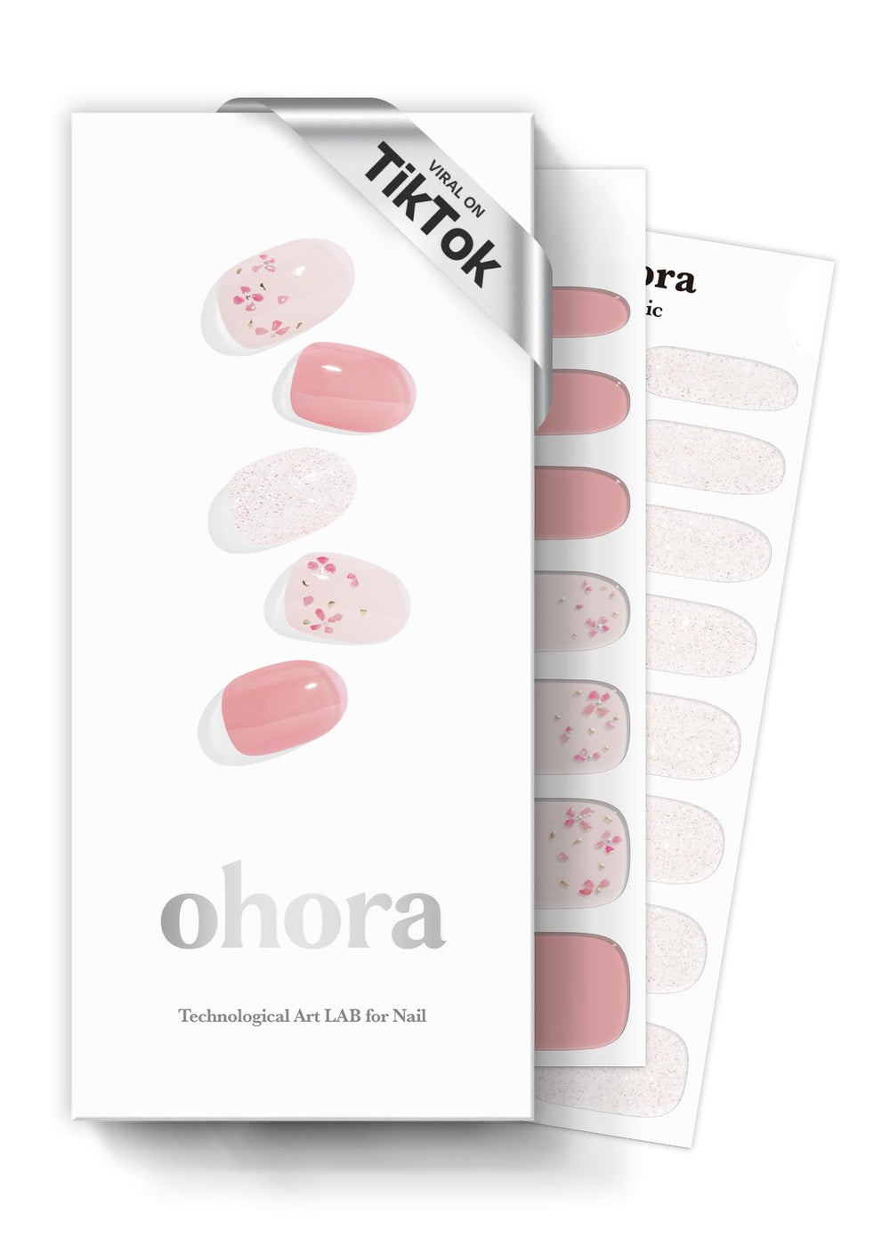 ohora Bandes Gel Semi-Cuites N Rose Diamond – emballage compact et pratique.