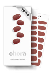 Bandes gel Ohora N Brick marron solide prêtes à porter.