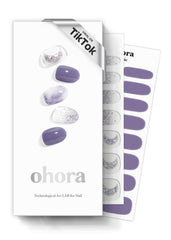 Ohora Strips Gel Semi-Cuit Goblin Moon violet: ensemble complet pour une application rapide.